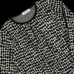 Abito bambina a trapezio in maglia jacquard