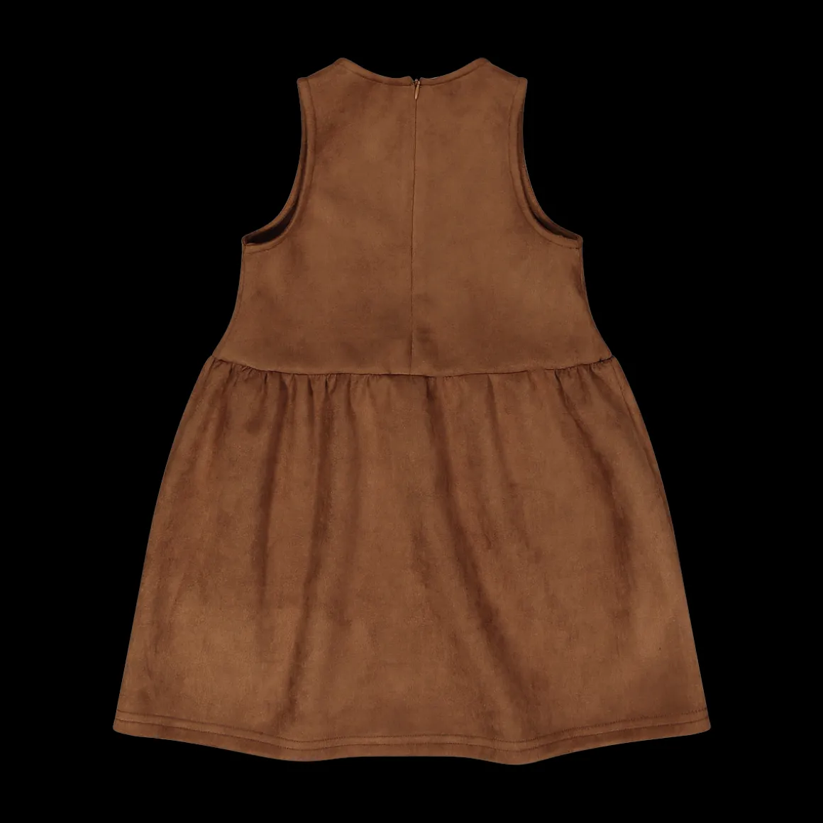 Abito bambina in scamosciato