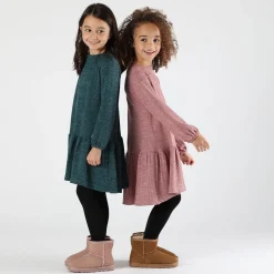 Abito bambina maglia soft lurex