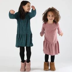 Abito bambina maglia soft lurex