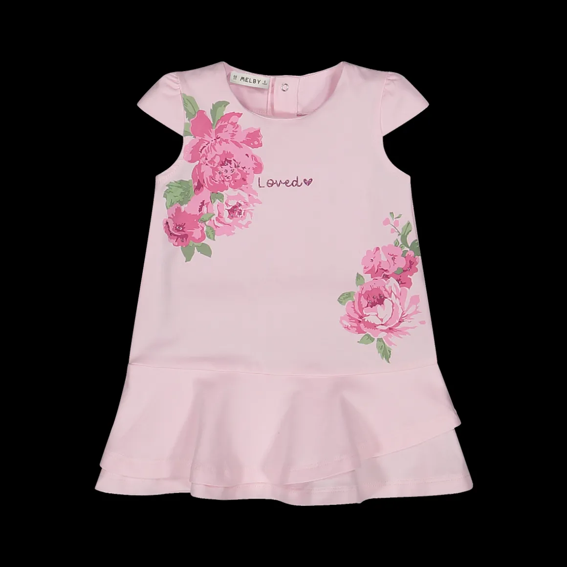 Abito da bambina in jersey stretch