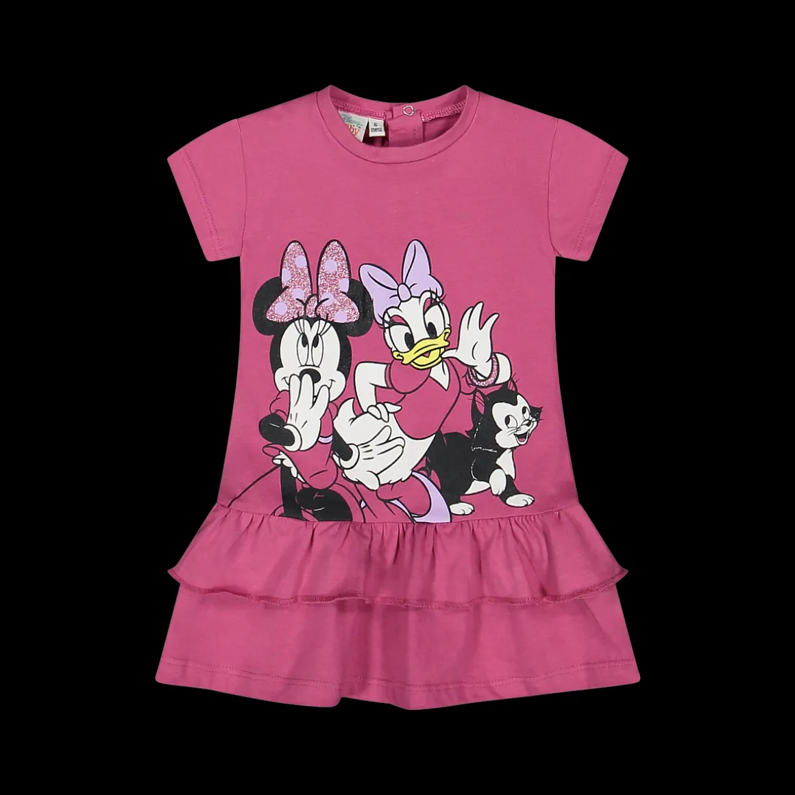 Abito da bambina in jersey stretch con stampa Disney