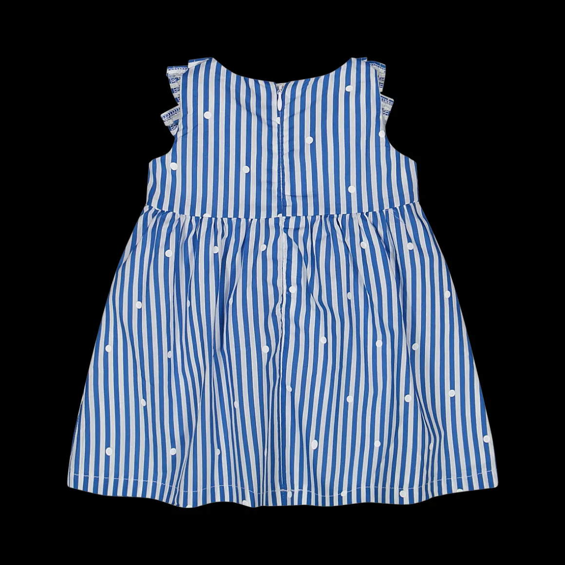 Abito da bambina in mussola 100 % cotone a pois