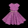 Abito elegante in pizzo da bambina