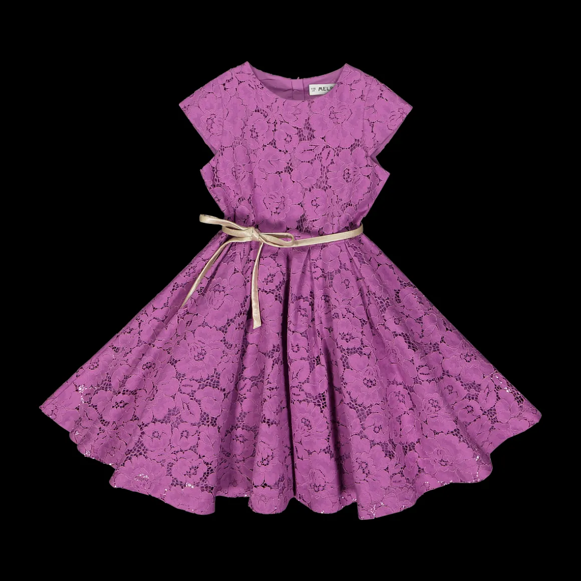 Abito elegante in pizzo da bambina