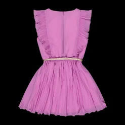 Abito in chiffon plissè da bambina