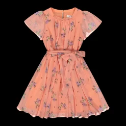 Abito in chiffon stampato