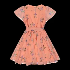 Abito in chiffon stampato