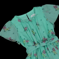 Abito in chiffon stampato
