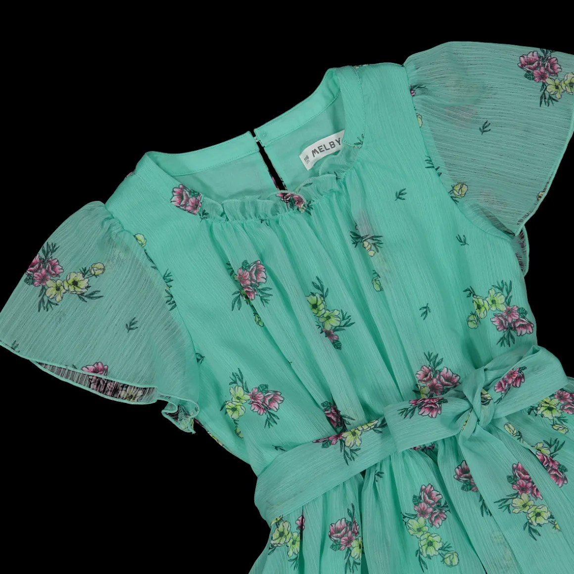 Abito in chiffon stampato