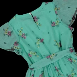 Abito in chiffon stampato