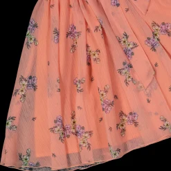 Abito in chiffon stampato