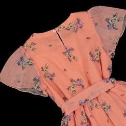 Abito in chiffon stampato