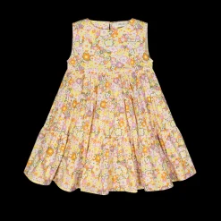 Abito in cotone stampato da bambina
