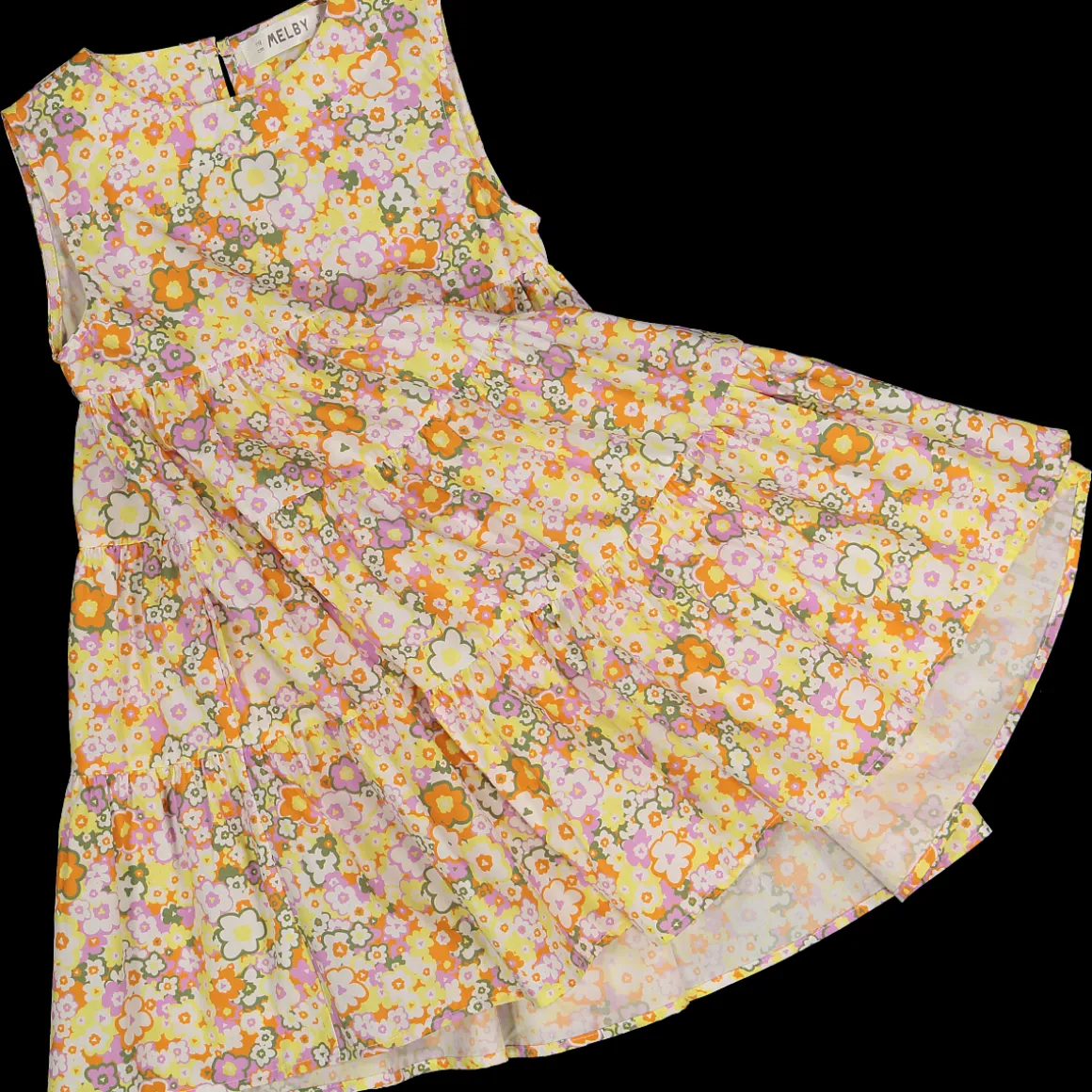 Abito in cotone stampato da bambina
