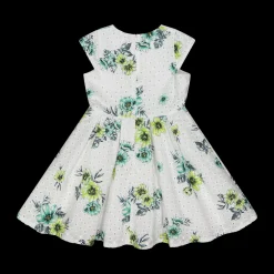 Abito in sangallo stampato bambina