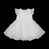 Abito in tulle ricamato