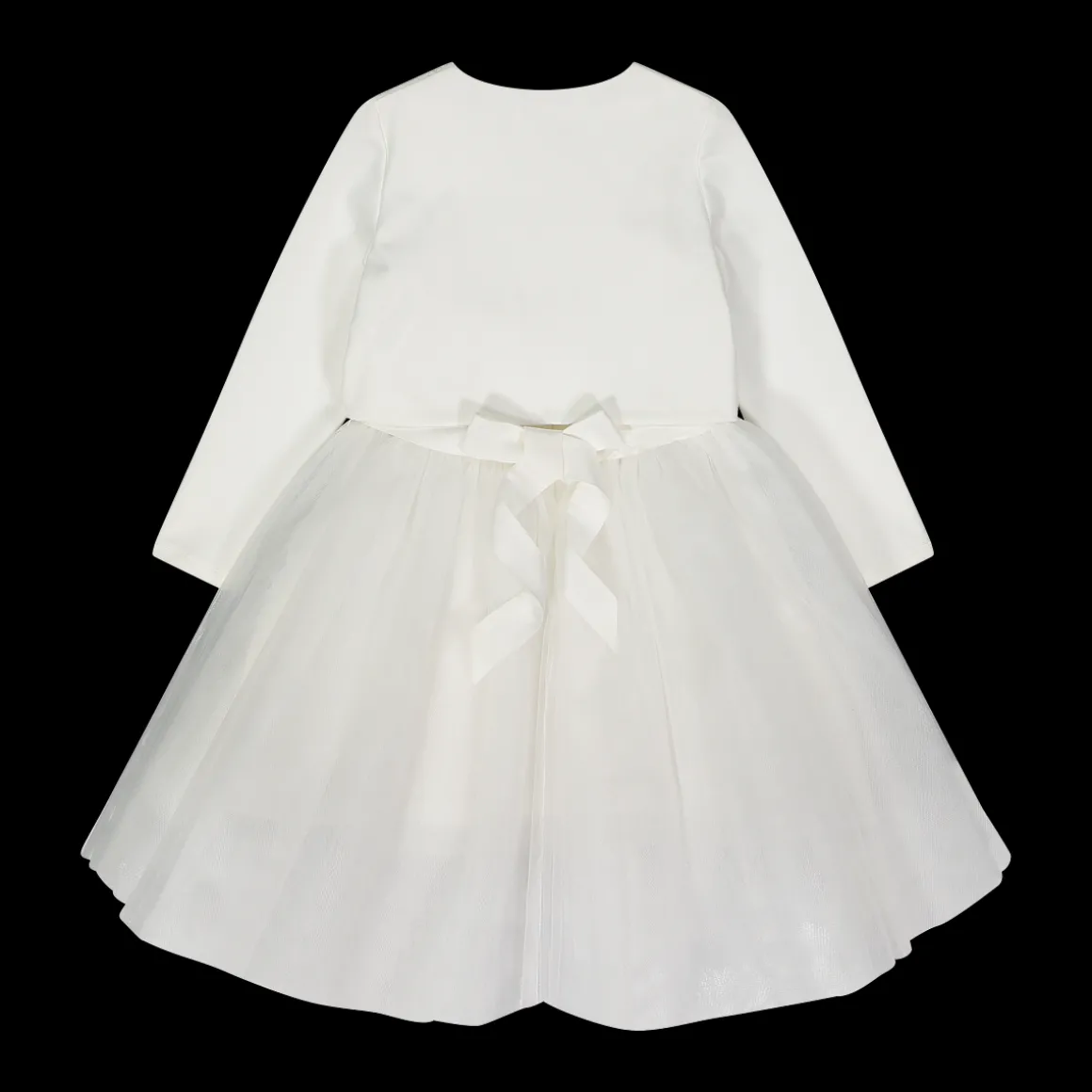 Abito in tulle ricamato per bambina