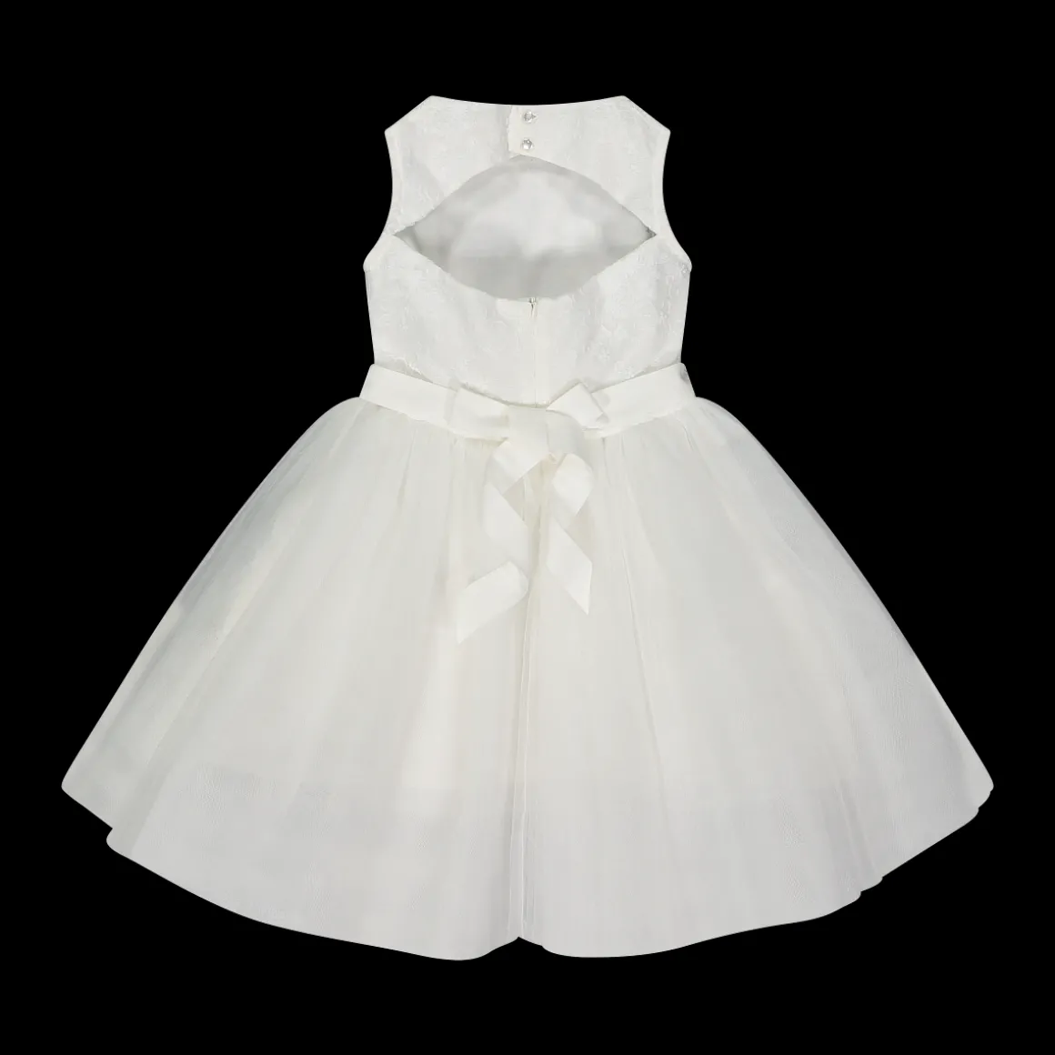 Abito in tulle ricamato per bambina