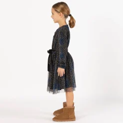 Abito in tulle stampato per ragazza