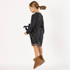 Abito in tulle stampato per ragazza