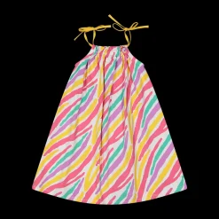 Abito senza maniche in jersey stretch per bambina
