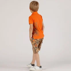 Bemuda in felpa stampato da bambino