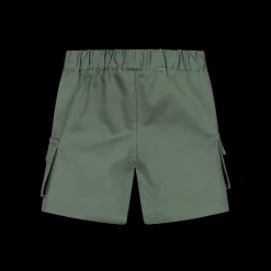 Bermuda cargo in gabardina elasticizzata bambino.