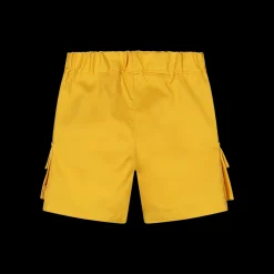 Bermuda cargo in gabardina elasticizzata bambino.
