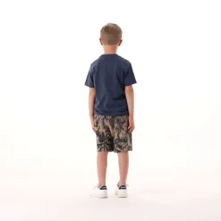 Bermuda con stampa foliage per bambino