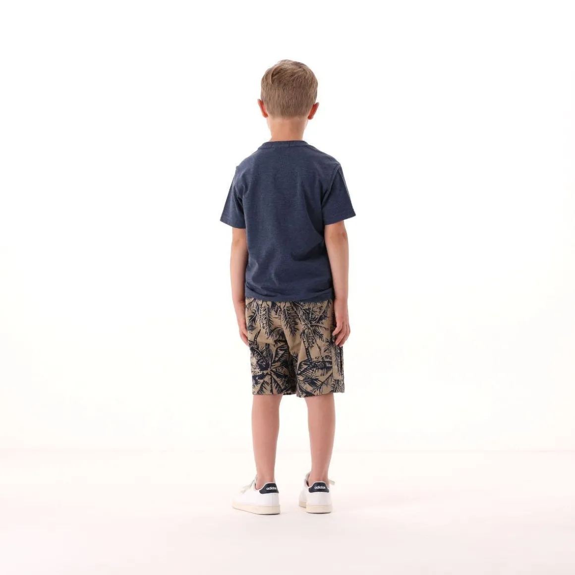 Bermuda con stampa foliage per bambino
