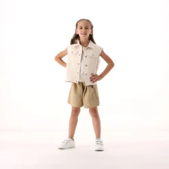 Bermuda con tasche per bambina