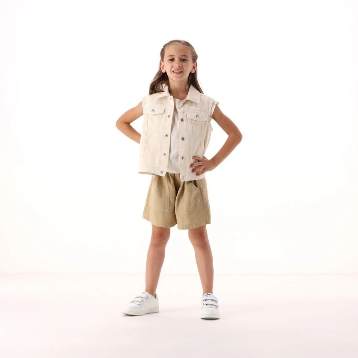 Bermuda con tasche per bambina
