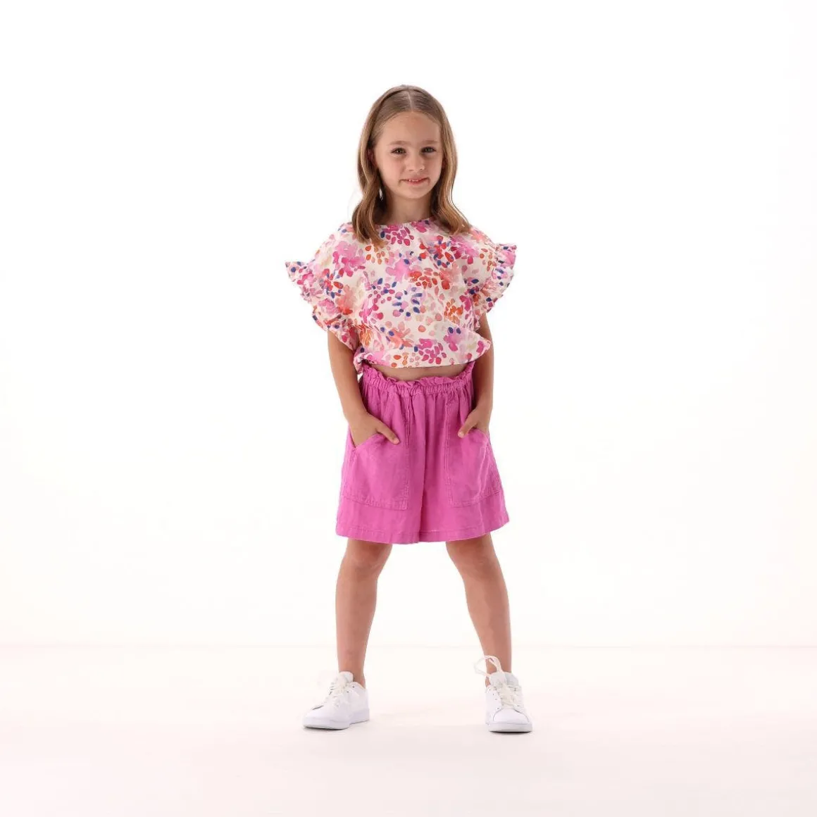 Bermuda con tasche per bambina