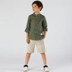 Bermuda da bambino con microstampa