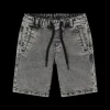 Bermuda da bambino in denim stretch