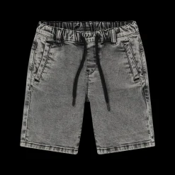 Bermuda da bambino in denim stretch
