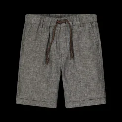 Bermuda da bambino in tessuto cotone/lino