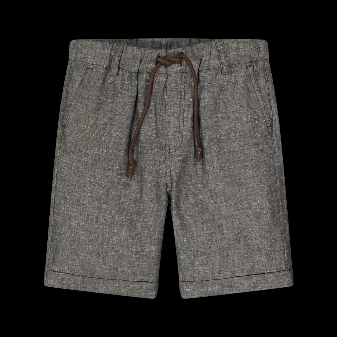 Bermuda da bambino in tessuto cotone/lino