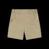 Bermuda elasticizzato da bambino in gabardina stretch