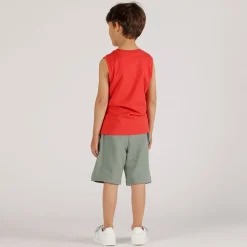 Bermuda felpa malfilè bambino