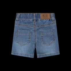 Bermuda in denim stretch da bambino