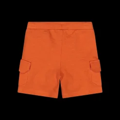 Bermuda in felpa malfilè con tasconi da bambino