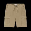 Bermuda in gabardina fiammata per bambino