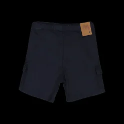 Bermuda in gabardina fiammata per bambino