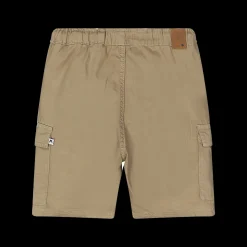 Bermuda in gabardina fiammata per bambino