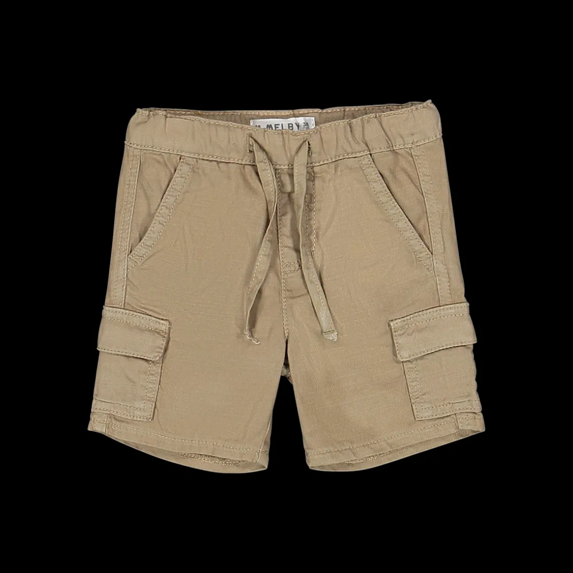 Bermuda in gabardina fiammata per neonato