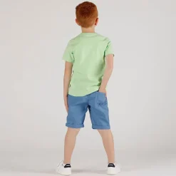 Bermuda in popeline leggero bambino