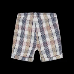 Bermuda in tessuto cotone check bambino