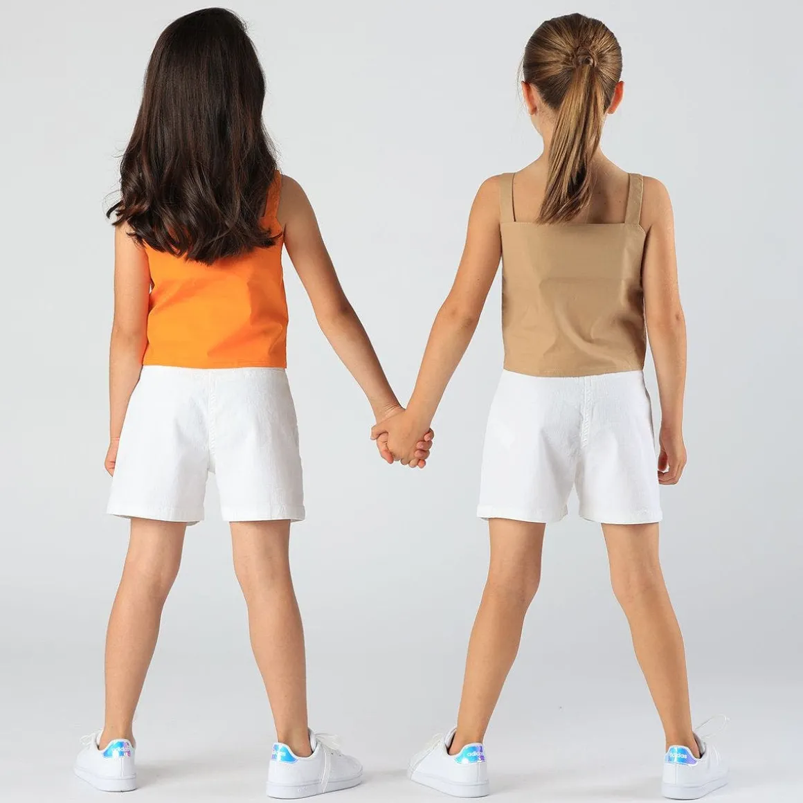 Bermuda in tessuto stretch da bambina